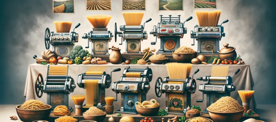 Kulinarische Besonderheiten: Nudelmaschinen in verschiedenen Laendern und Regionen
