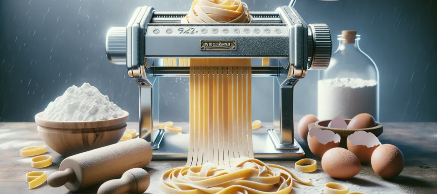 Fettuccine mit der Nudelmaschine: Breitband-Pasta einfach zubereiten