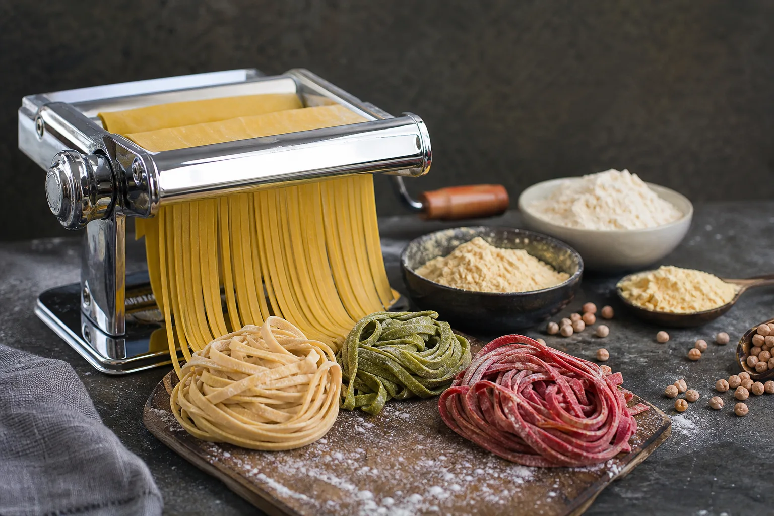 Glutenfreie & vegane Pasta mit der Nudelmaschine: Rezepte fuer spezielle Ernaehrung